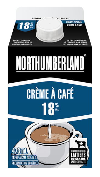 Crème à café 18 %