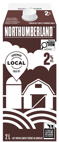 Lait au chocolat 2 % Northumberland