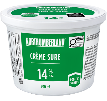 Crème sure régulière 14 % Northumberland