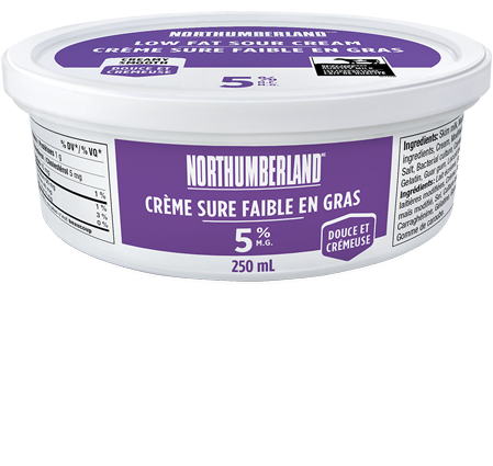 Crème sure faible en gras 5 % Northumberland