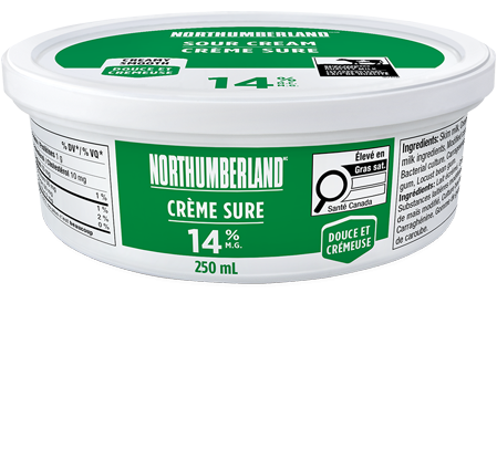Northumberland Crème sûre 14% 250mL Northumberland Crème sûre 14% 250mL