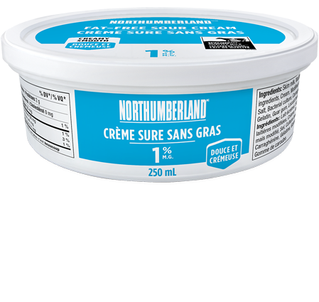 Northumberland Crème sûre 1% 250mL Northumberland Crème sûre 1% 250mL