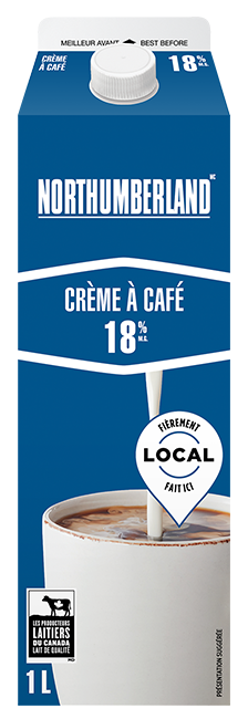 Crème à café 18 % Northumberland 1 Litre