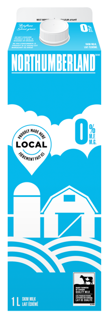 Northumberland Lait blanc écrémé 0% 1L