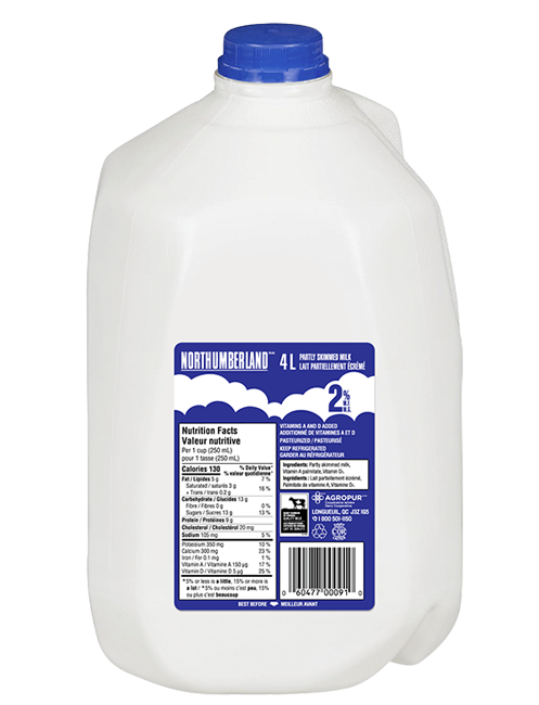 Northumberland Lait 2% 4L Jug