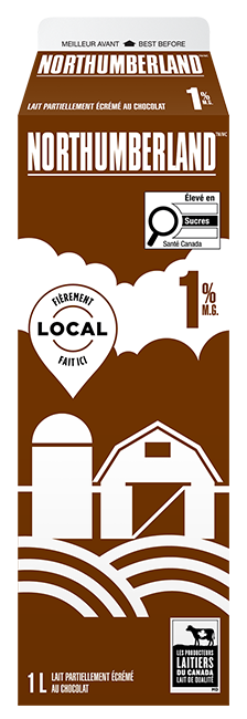 Northumberland Lait au chocolat 1% 1L